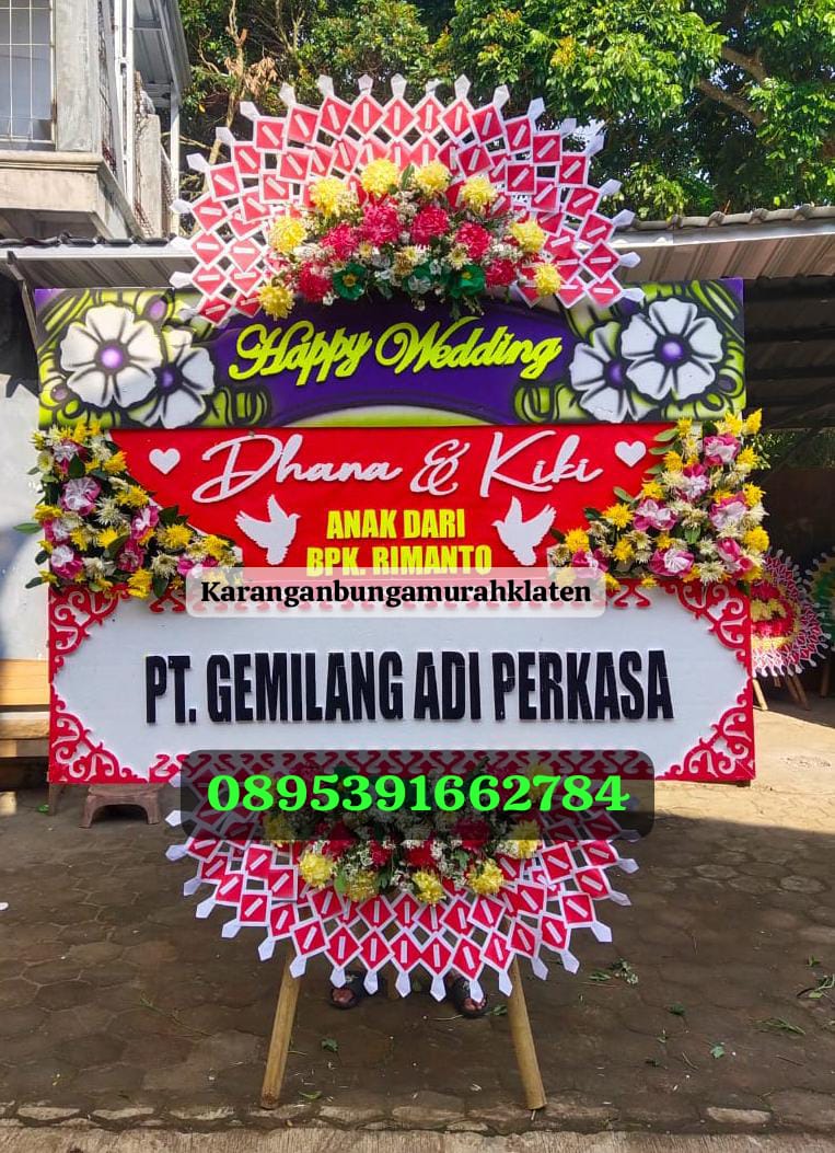 Papan bunga premium Widya florist klaten